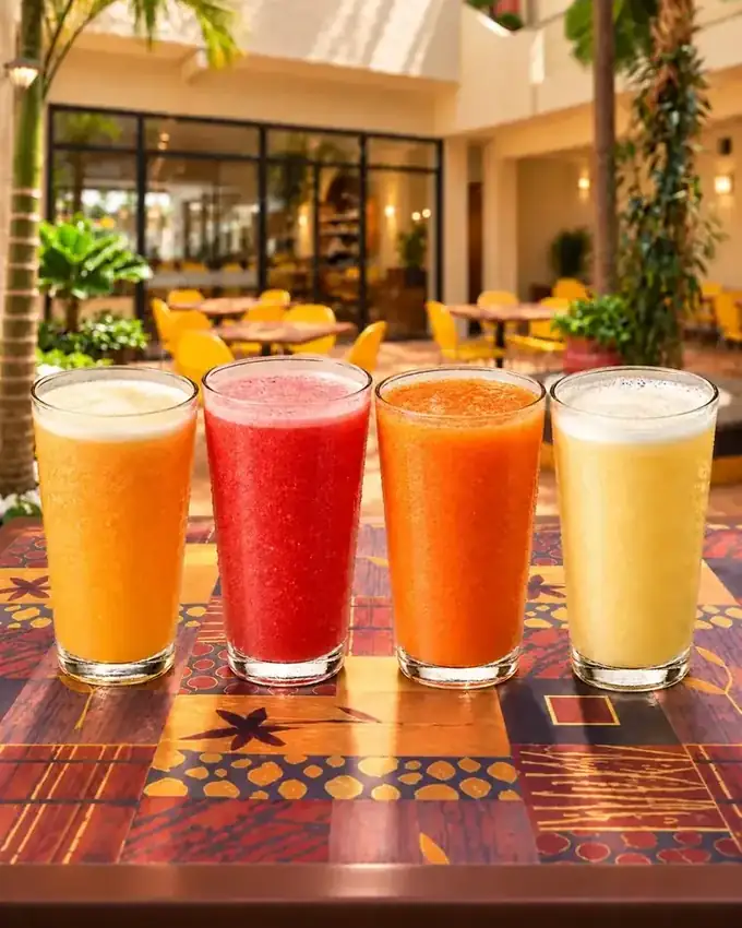 Licuados de frutas de La Parrilla Tap