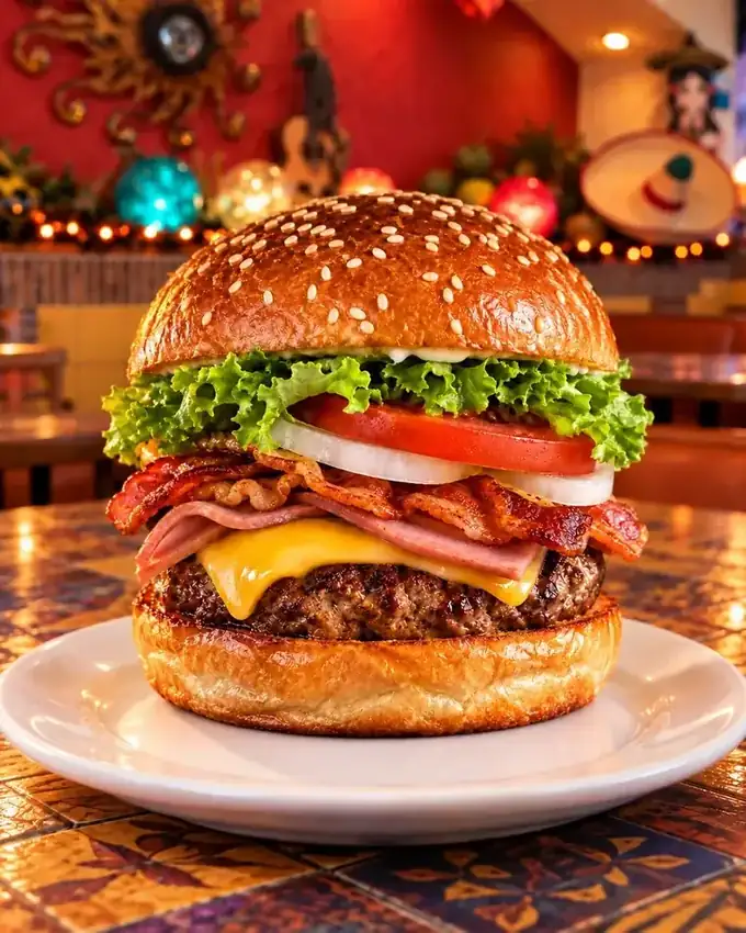 Burger Clásica de La Parrilla Tap