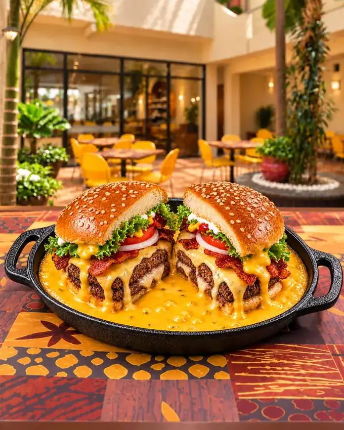 Cheeseburger de La Parrilla Tap