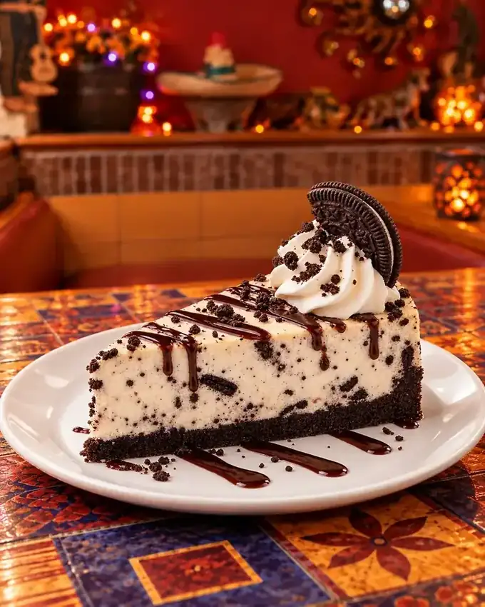 Cheesecake de Oreo de La Parrilla Tap