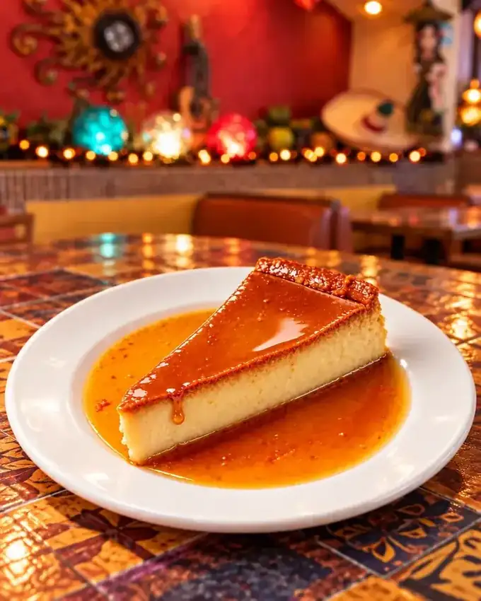Flan napolitano de La Parrilla Tap