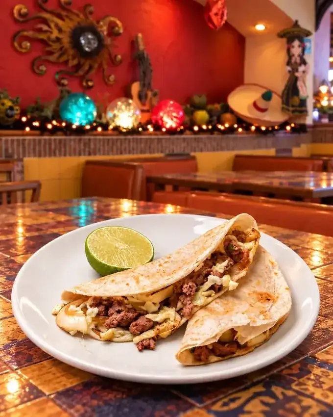 Tacos bandidos de La Parrilla Tap